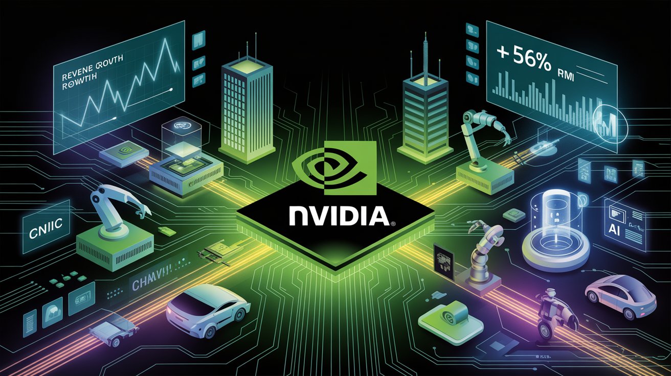 Nvidia’s Big Jump: Revenue Skyrockets 56% as the AI Boom Takes Over